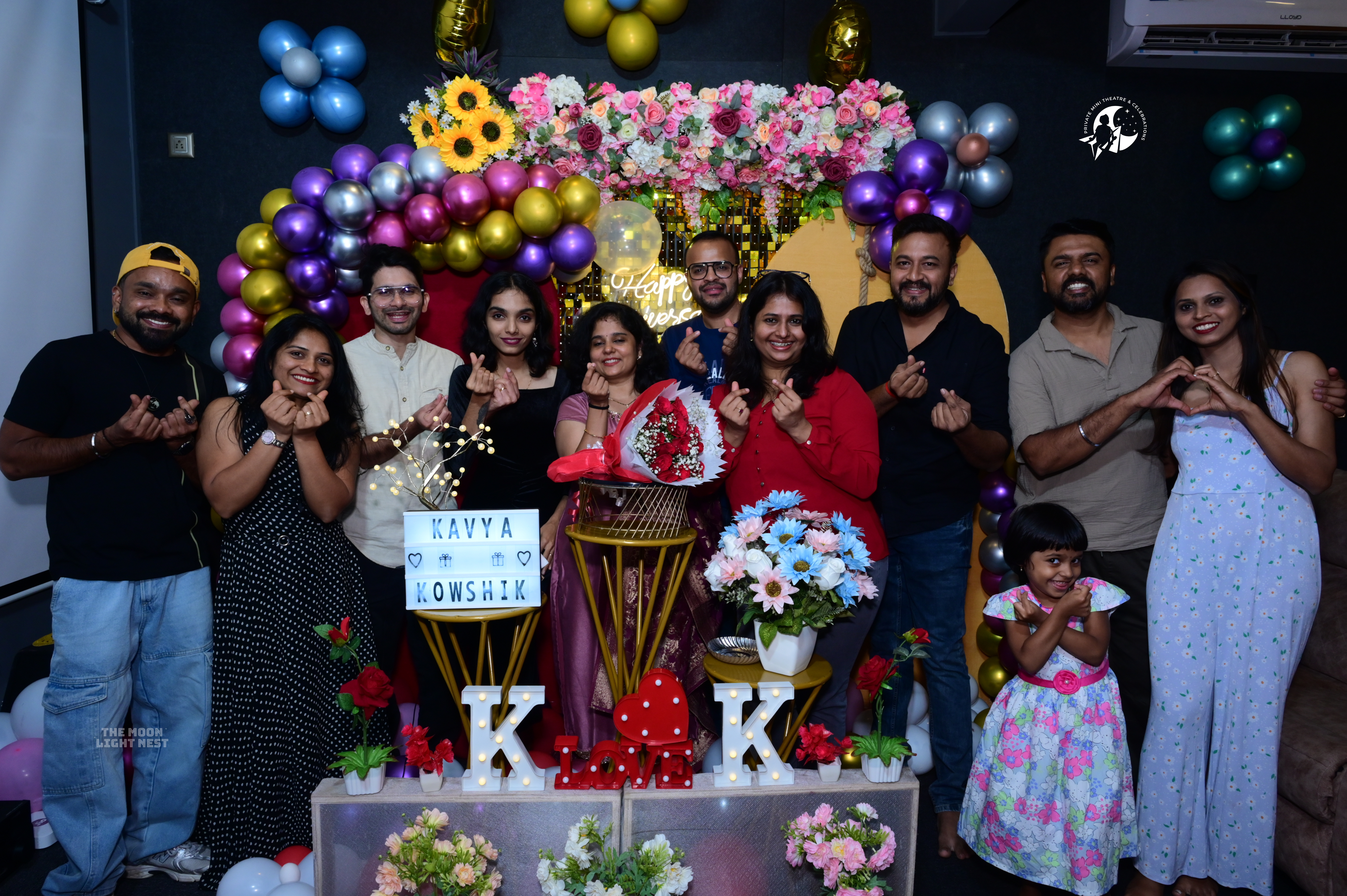 The Moon light Nest private mini theatre near me Bangalore for celebration 2