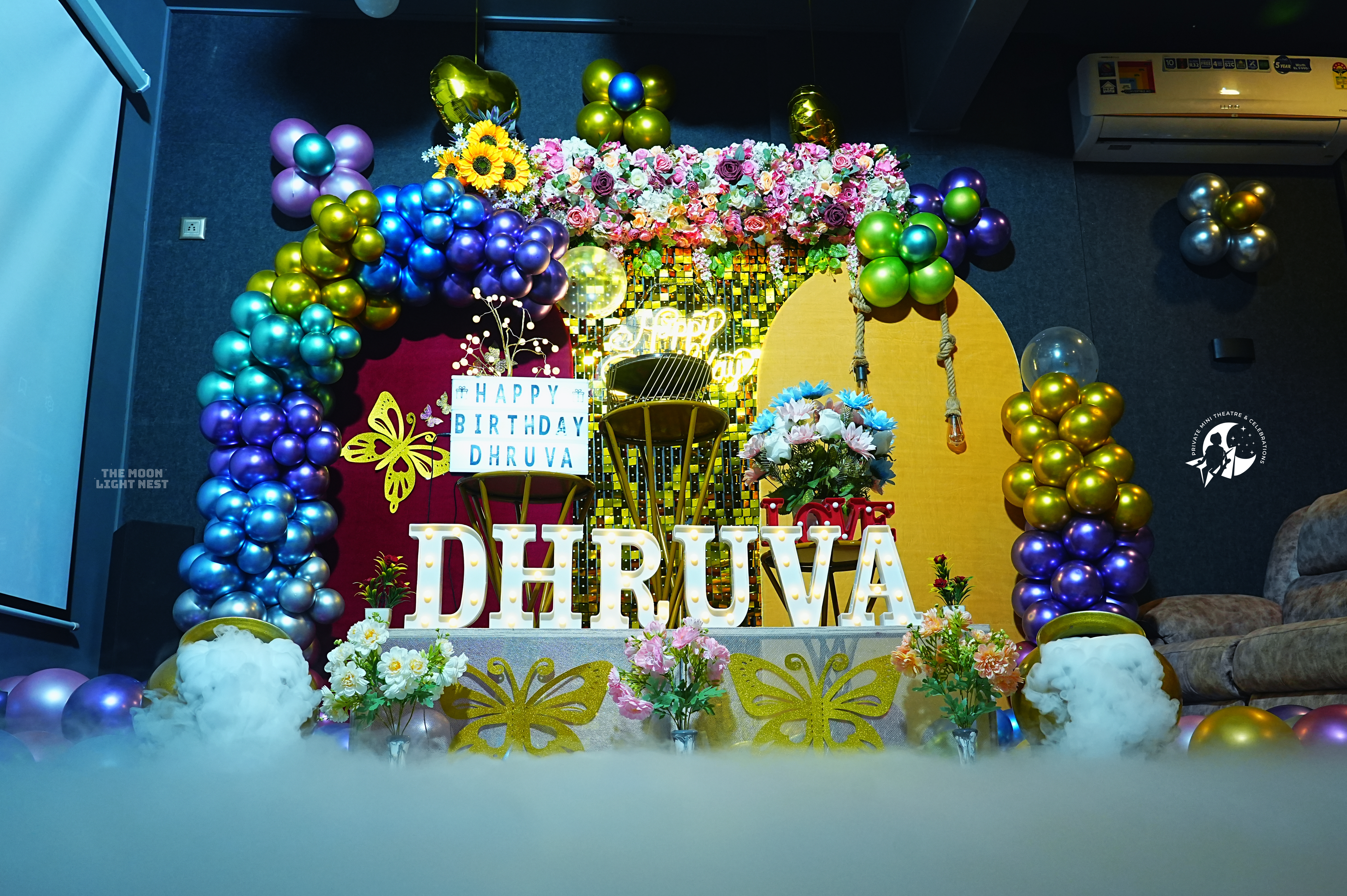 The Moon light Nest private mini theatre near me Bangalore for celebration 4